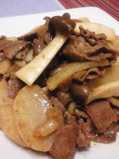 長芋と牛肉とエリンギのオイスター炒め☆-レシピのメイン写真