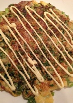 関西風？生地がモチモチ〜なネギ焼き-レシピのメイン写真