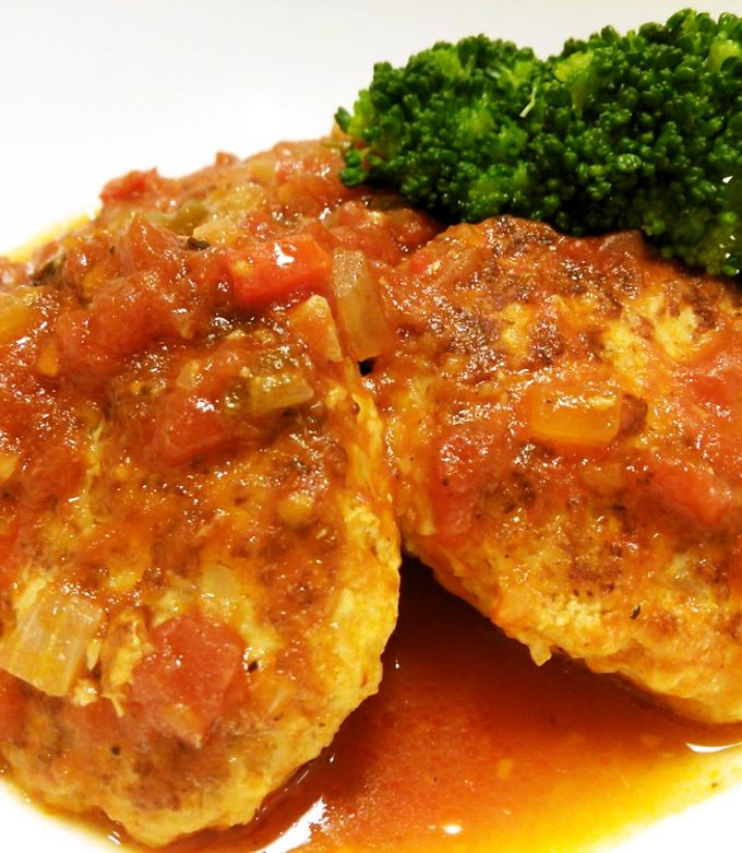 ﾄﾏﾄ煮込みﾊﾝﾊﾞｰｸﾞ♪-レシピのメイン写真