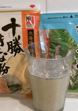 【腸美人への道】きな粉黒ごま豆乳ドリンク-レシピのメイン写真