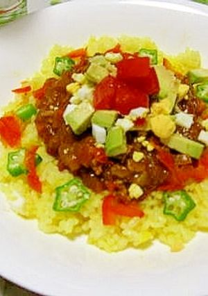 夏野菜ドライカレー-レシピのメイン写真