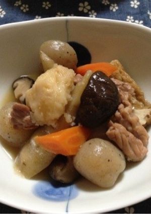 和の定番☆根菜の炊き合わせ(筑前煮)♪♪-レシピのメイン写真