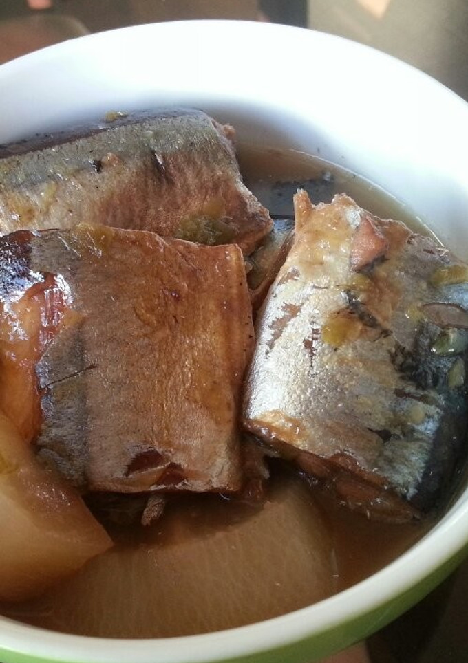 ☆さんまと大根の梅酒の梅煮物☆-レシピのメイン写真
