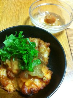 鶏カラ~大人の梅ジュレソースがけ~-レシピのメイン写真