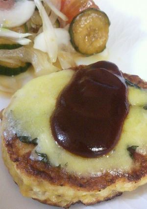 ☆旬に食べたい！大葉チーズハンバーグ☆-レシピのメイン写真