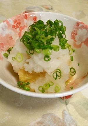 甘い油揚げのおろしのせ-レシピのメイン写真