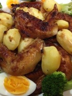 手羽先とじゃが芋の醤油麹焼き-レシピのメイン写真