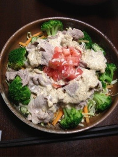 暑い時にいい!豚しゃぶサラダ-レシピのメイン写真