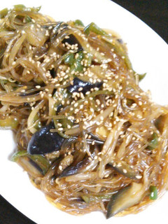 簡単!夏野菜で☆なすとピーマンの麻婆春雨-レシピのメイン写真