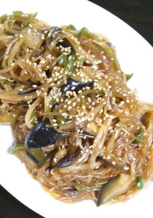 簡単！夏野菜で☆なすとピーマンの麻婆春雨-レシピのメイン写真