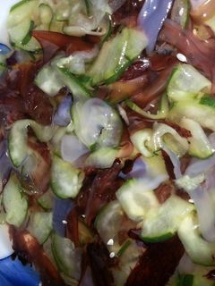 クラゲの酢の物-レシピのメイン写真