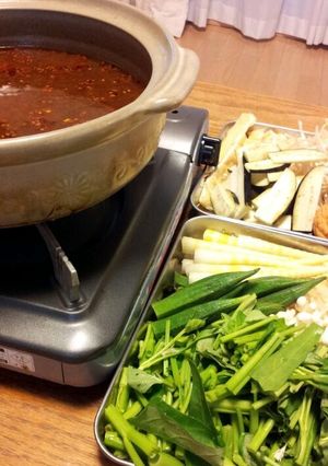 夏野菜たっぷり！麻辣鍋-レシピのメイン写真