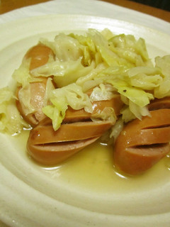 キャベツとソーセージの煮込み-レシピのメイン写真
