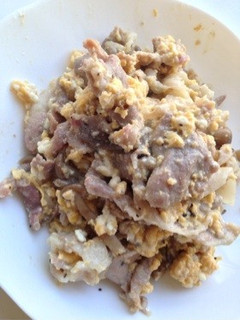 簡単!豚肉玉子と豆腐マヨ☆-レシピのメイン写真