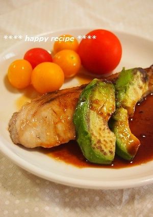 魚とアボカドのムニエル　照りわさソース-レシピのメイン写真