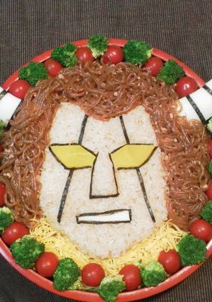 キン肉マンバッファローマンキャラちらし-レシピのメイン写真