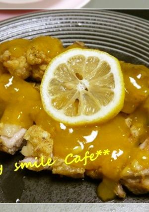 フライドチキンのレモンソースがけ♪-レシピのメイン写真