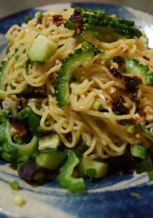 夏野菜たっぷり♡胡麻ダレからめ麺-レシピのメイン写真