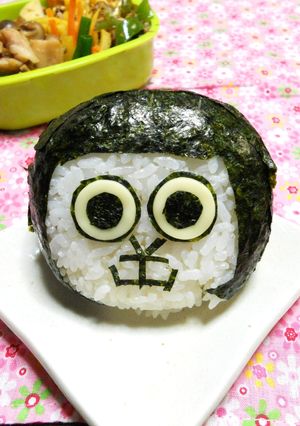 キャラ弁☆オカザえもんのおにぎり-レシピのメイン写真
