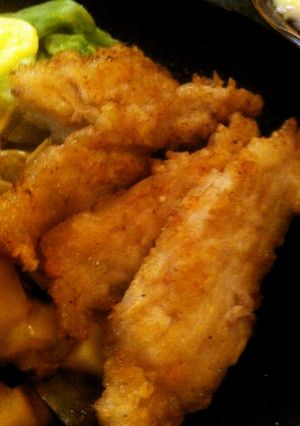 豚肩ロースカツ肉☆ふんわり揚げ-レシピのメイン写真