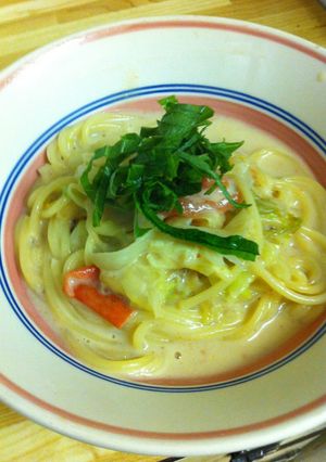クリームパスタ-レシピのメイン写真