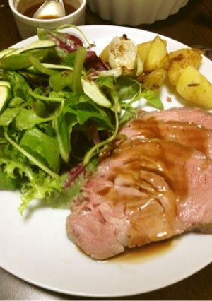 低温で、しっとりローストポーク-レシピのメイン写真