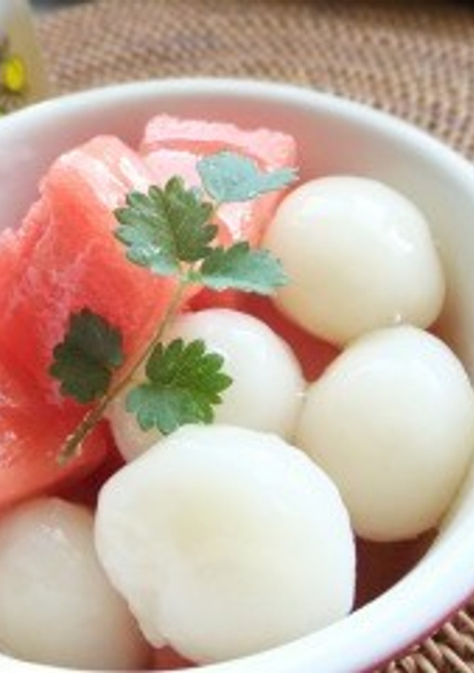 涼しげ！夏の果莉那白玉　-レシピのメイン写真