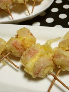 ◆チーズと魚肉ソーセージの天ぷら◆-レシピのメイン写真