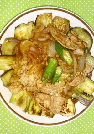 夏野菜と豚肉のポン酢炒め★★-レシピのメイン写真