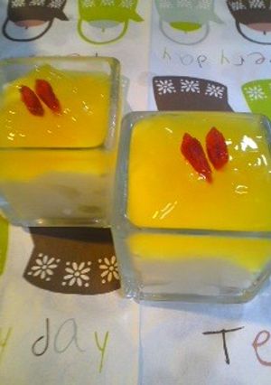 大人の杏仁豆腐・酒ジュレ-レシピのメイン写真