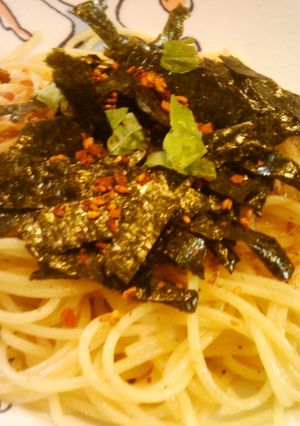 わ！パスタ（梅干し＆カツオ節篇）-レシピのメイン写真