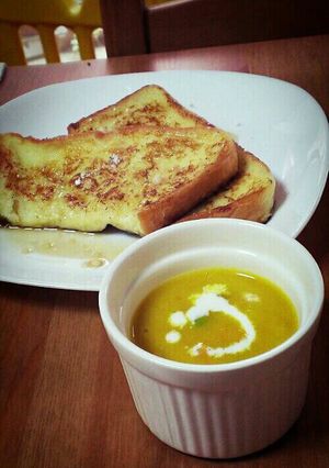 ♪レンジで簡単カボチャスープ♪-レシピのメイン写真