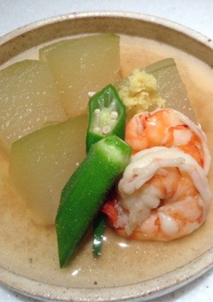 冬瓜と海老の煮物-レシピのメイン写真