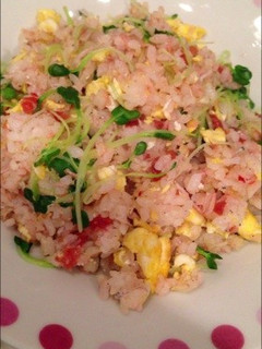 梅としらすの彩り炒飯♪-レシピのメイン写真