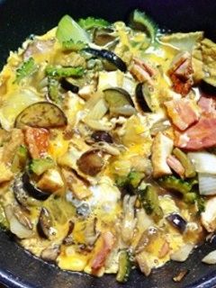ゴーヤの玉子とじ-レシピのメイン写真