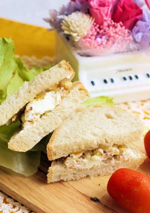 チーズとナッツのマーマレードサンドイッチ-レシピのメイン写真