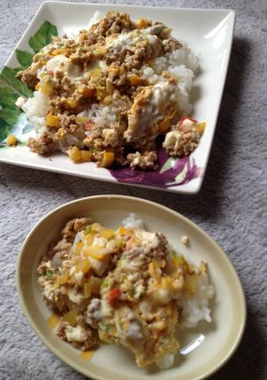 ひき肉の他人丼-レシピのメイン写真
