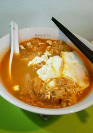 簡単☆純豆腐(スンドゥブ)風辛ラーメン-レシピのメイン写真