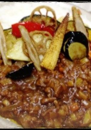 夏野菜たっぷり！根菜のドライカレー-レシピのメイン写真