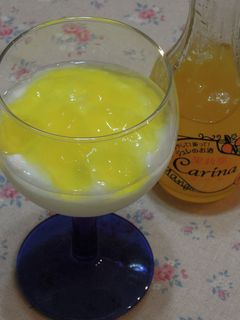お酒なデザート☆マンゴーヨーグルト-レシピのメイン写真