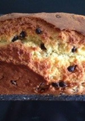チョコチップ＆バナナのパウンドケーキ-レシピのメイン写真