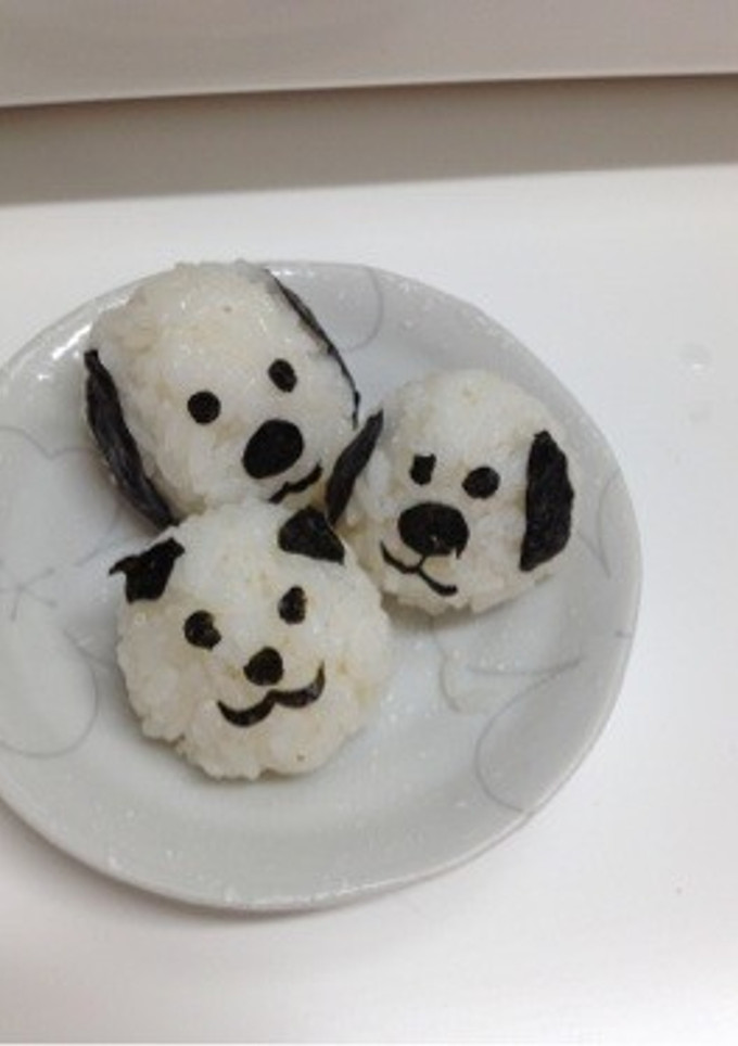 簡単♫ わんわんおにぎり キャラ弁-レシピのメイン写真