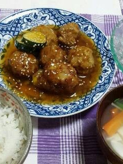 ジュレ風味の肉団子-レシピのメイン写真