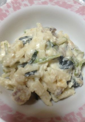 うどんでアレンジ♥フェットゥチーネ風-レシピのメイン写真