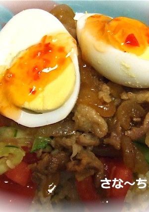 なんちゃってタコライス風丼-レシピのメイン写真