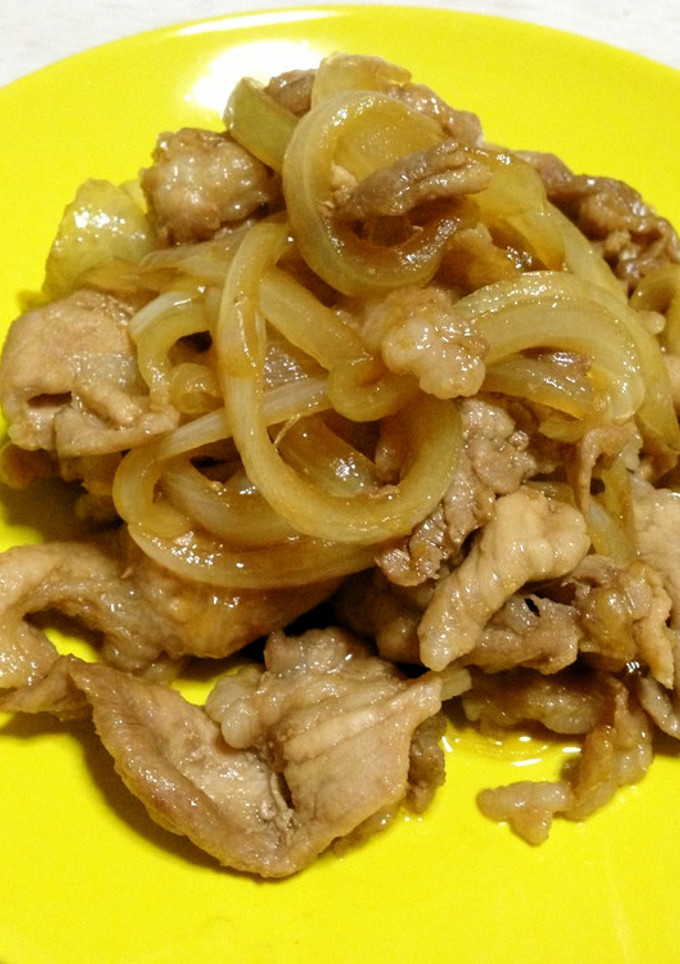 豚コマで生姜焼き風-レシピのメイン写真