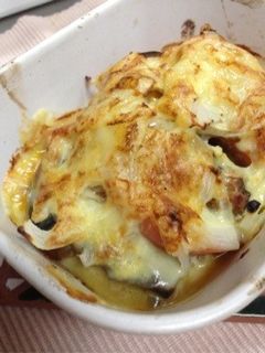 さば缶とトマトのカレーグラタン-レシピのメイン写真
