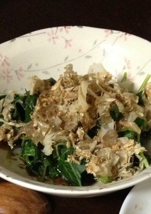 *味ポン*でモロヘイヤのおひたし-レシピのメイン写真