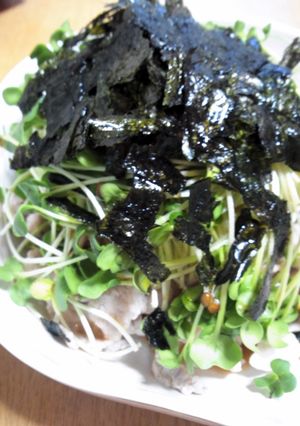 ☆茹で豚の海苔ポン酢☆-レシピのメイン写真