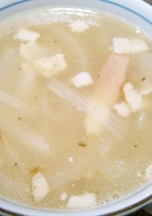 母の味♪ベーコンと玉ねぎのスープ-レシピのメイン写真
